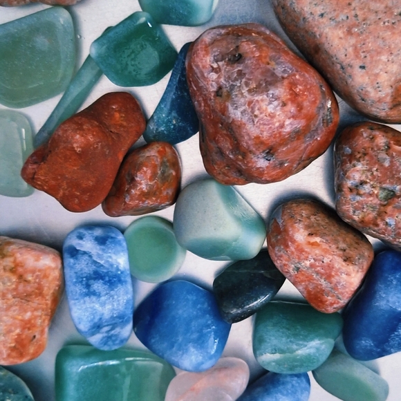 6 Polished assorted Rocks or Stones * Tarot Or Oracle card Included. - Picture 16 of 16